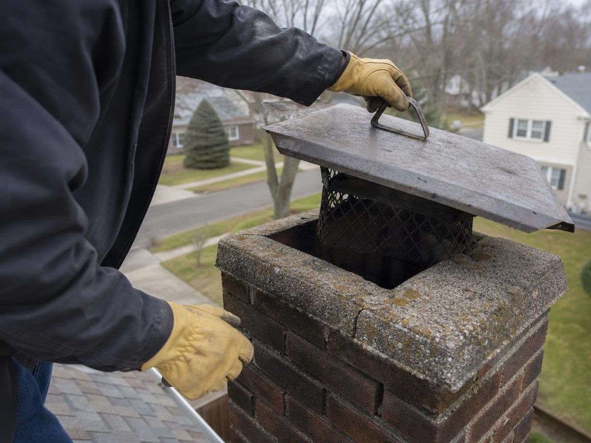 Bozel Chimney Services work in Burlingame